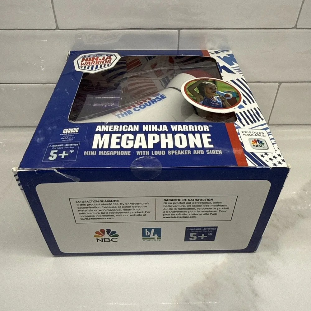 American Ninja Warrior Megaphone NEW Box Wear Siren Loud Speaker Kids Toy Fast🚢